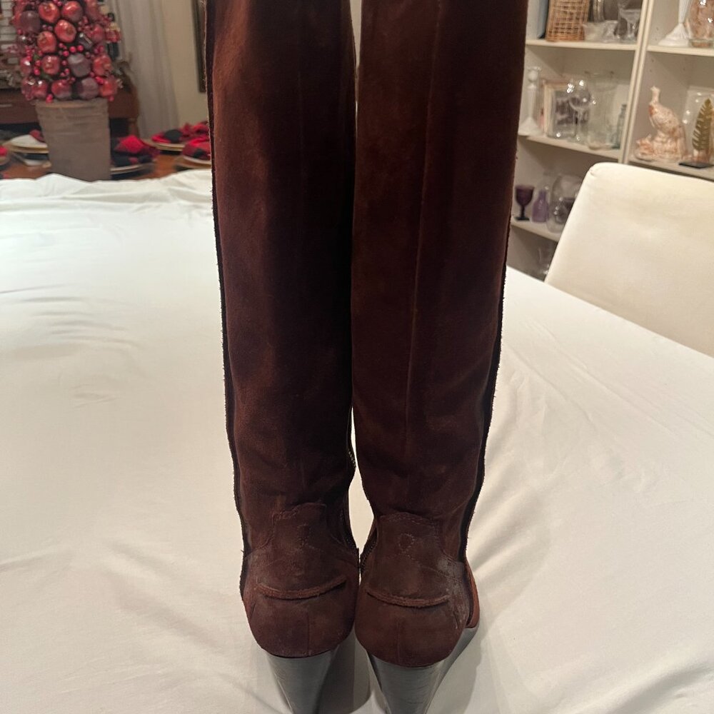 FRYE Ladies CECE Boots in Size 8.5M in Brown - Picture 9 of 9